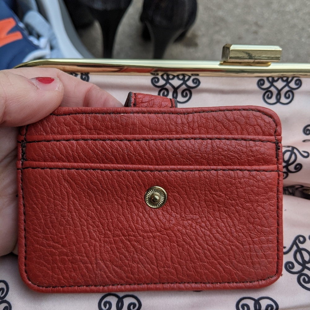 Jessica Simpson Burnt Orange Clutch Wallet - Picture 7 of 8